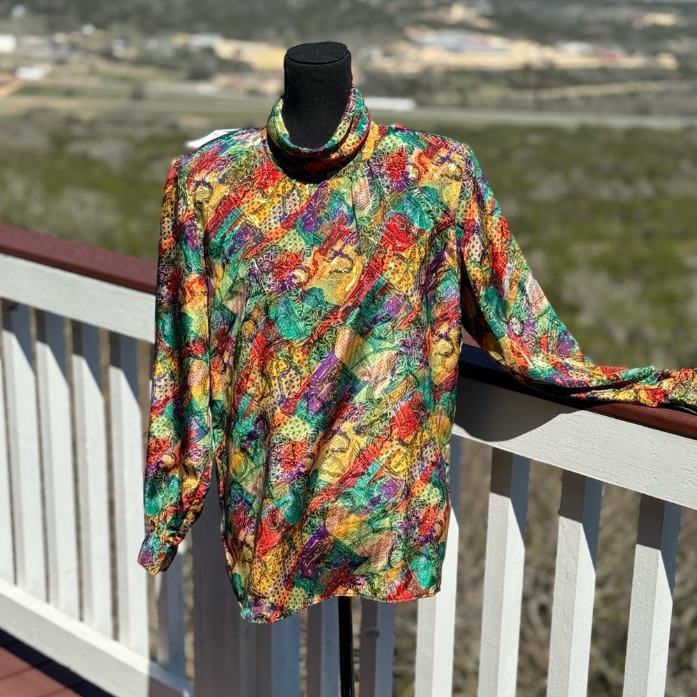 Vintage Willow Ridge Multicolor‎ Blouse